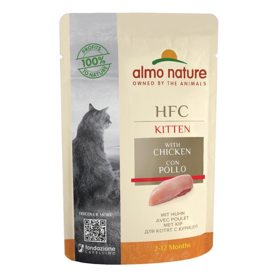 ALMO NATURE GATTO HFC JELLY ADULT POLLO 55GR (bustina)