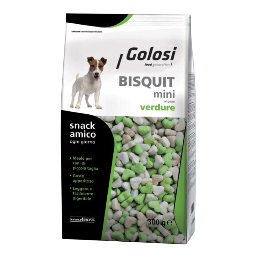 PROLIFE CANE SNACK GOLOSI BISQUIT MINI VERDURE 300GR
