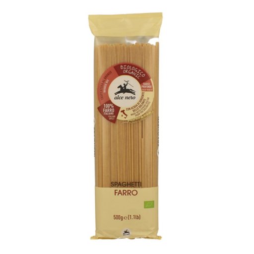 Alce nero, Spaghetti Di Farro Biologici, 500g