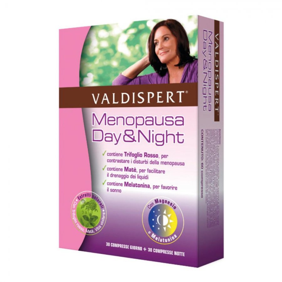 Valdispert Menopausa Day & Night 30 Compresse Giorno + 30 Compresse Notte