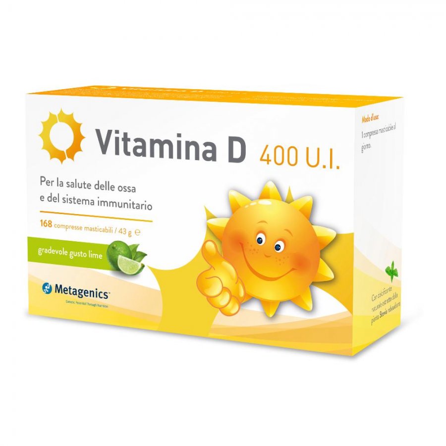 Vitamina D - Per la salute delle ossa e del sistema immunitario 168 Compresse