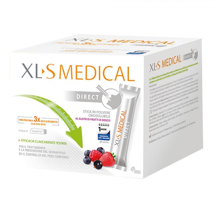 XLS Medical Linea Controllo del Peso Liposinol Integratore 90 Buste Orosolubili