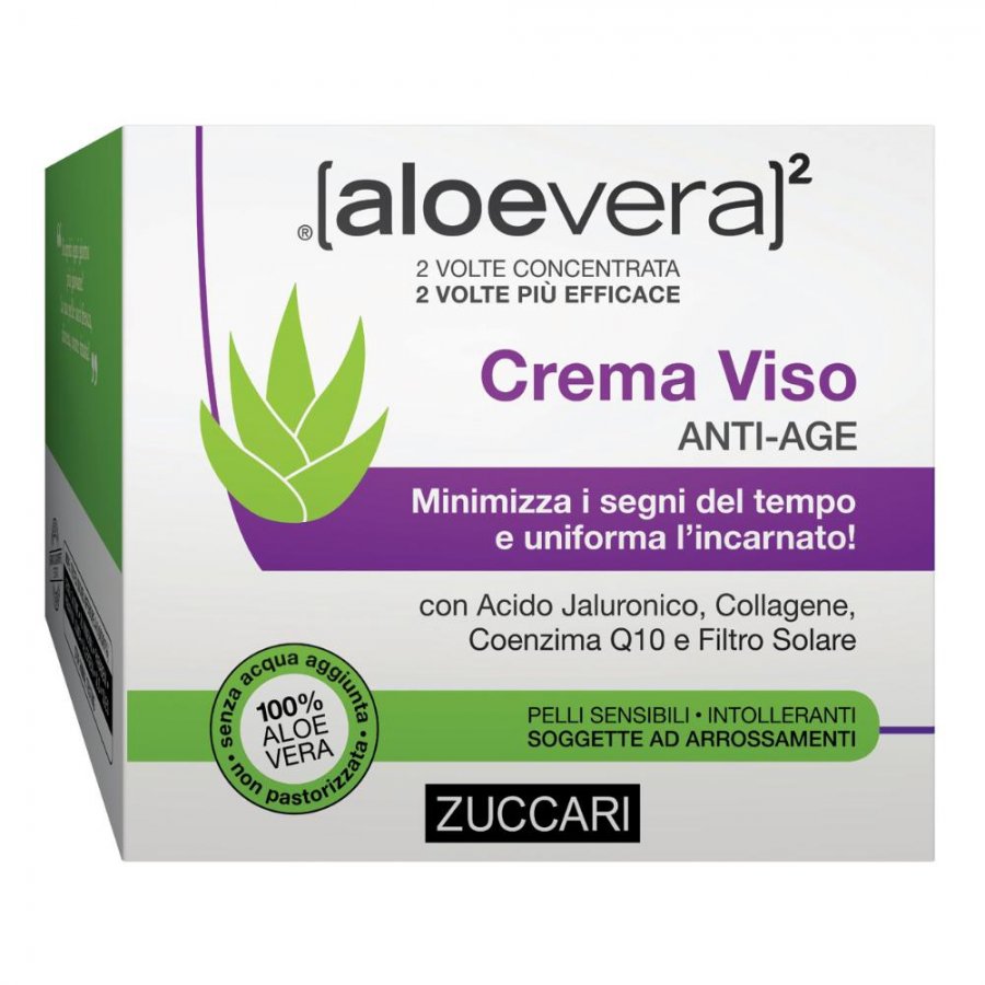 Zuccari - Aloevera2 Crema Viso Antiage 50 ml