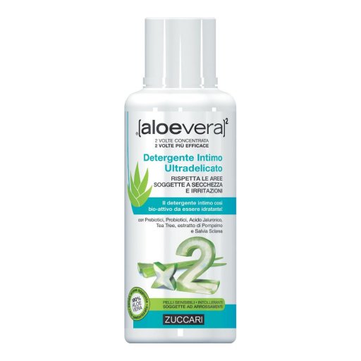 Zuccari - Aloevera2 Detergente Intimo Ultradelicato 250ml - Igiene Intima Naturale
