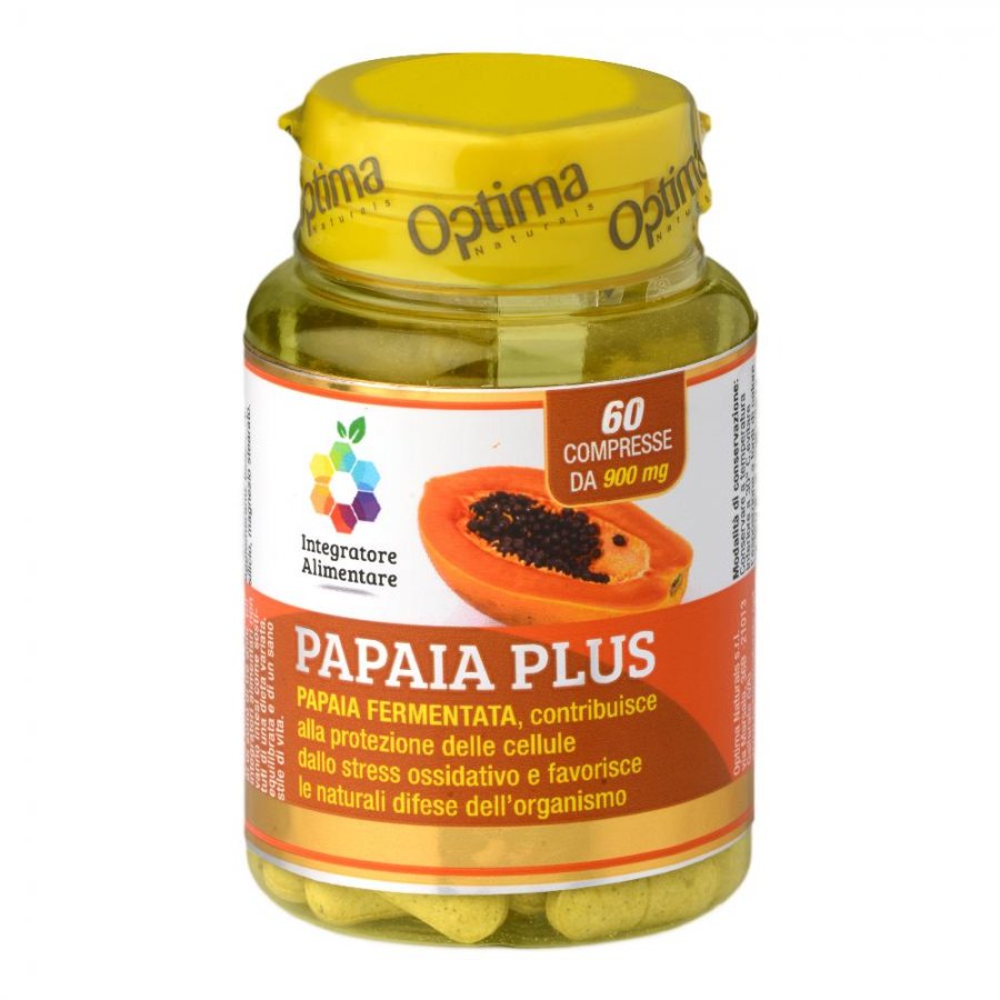 Optima Naturals Colours Of Life - Papaia Plus 60 Compresse - Integratore Antiossidante
