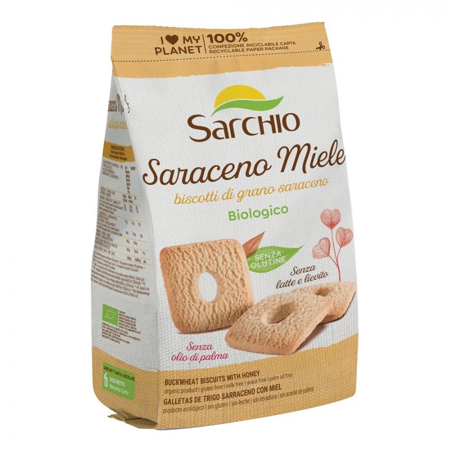 SARCHIO Biscotti Saraceno Miele s/Lievito 200g