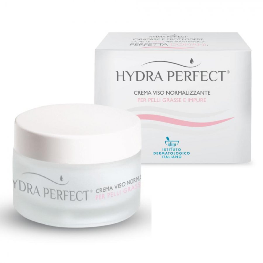 Hydra Perfect - Crema Viso Normalizzante 50ml - Idratazione e Cura Quotidiana della Pelle