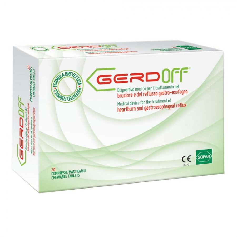 Gerdoff - 20 Compresse, Integratore per il sollievo dalla digestione