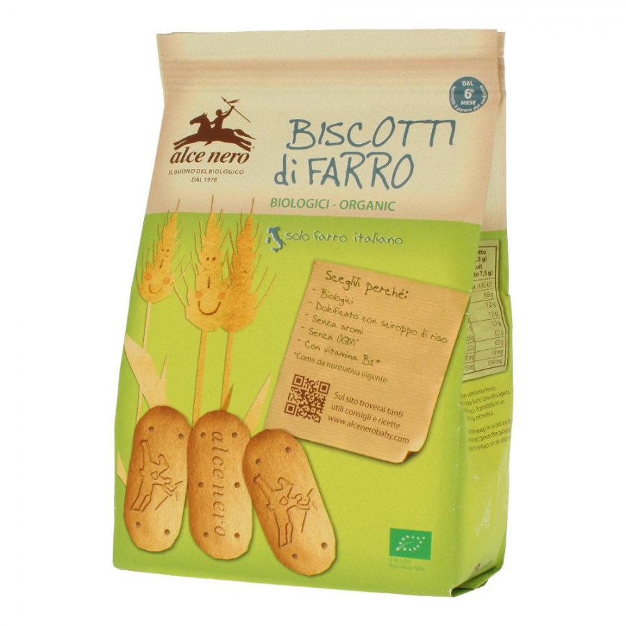 ALCE NERO Biscotti Farro Baby Food Bio