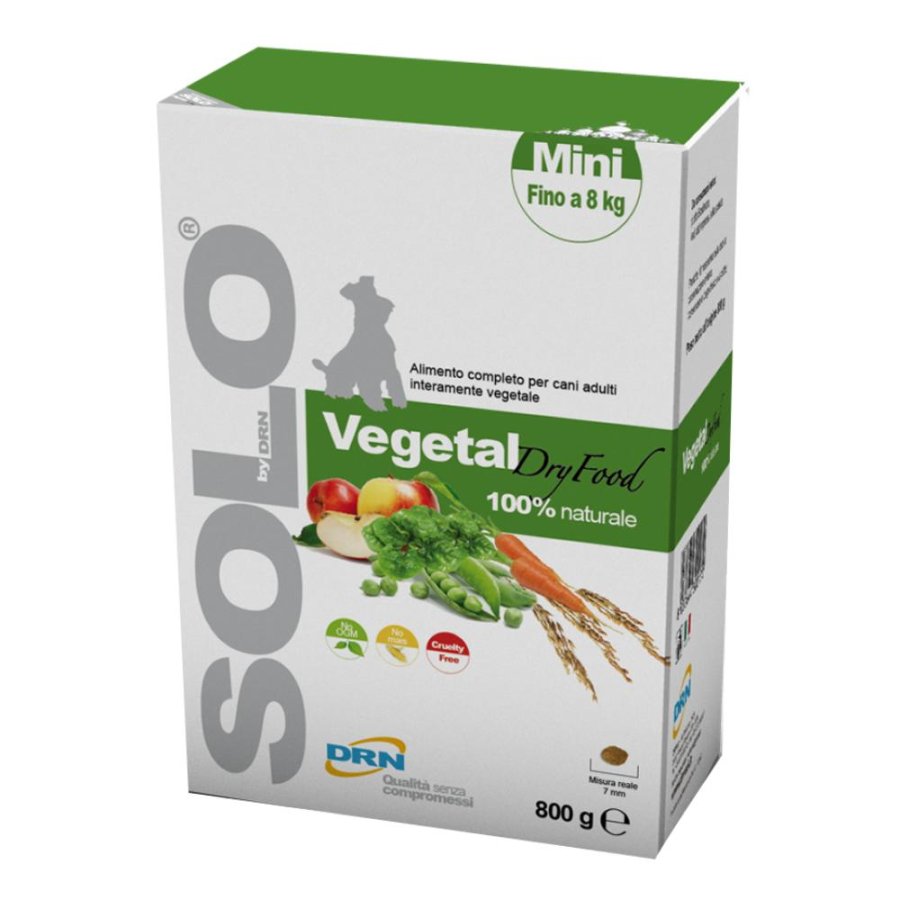 NEXTMUNE DRN SOLO CANE VEGETAL DRY FOOD MINI ADULT VERDURE 800GR