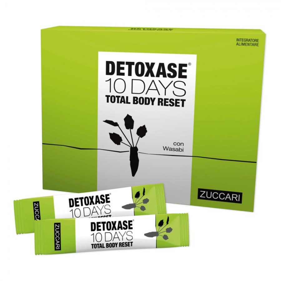 Zuccari - Detoxase 10 Days Total Body 10x3g - Integratore Detox Naturale