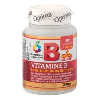 Optima Naturals, Vitamine B Complex, 60 Compresse Optima Naturals, Vitamine B Complex, 60 Compresse