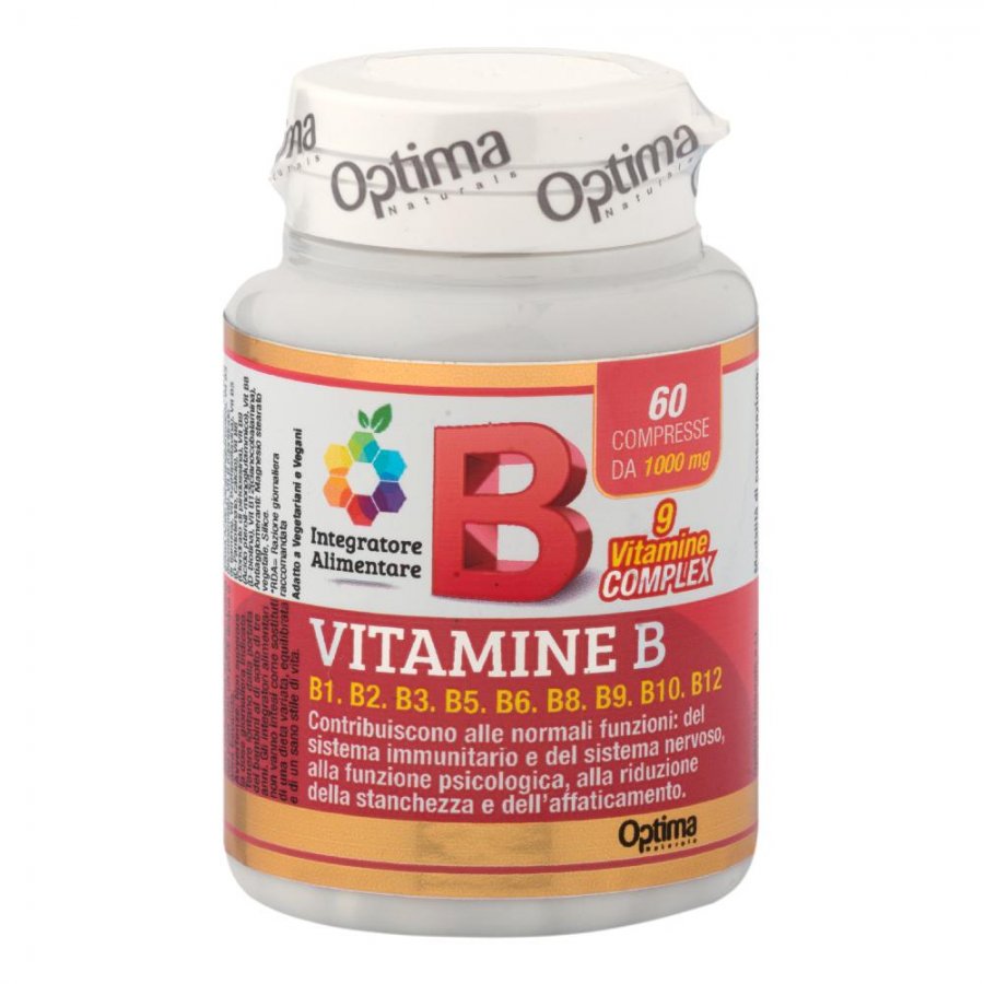 Colours Of Life - Vitamine B Complex 60 Compresse 1000 mg - Integratore per Sistema Immunitario, Sistema Nervoso e Vitalità