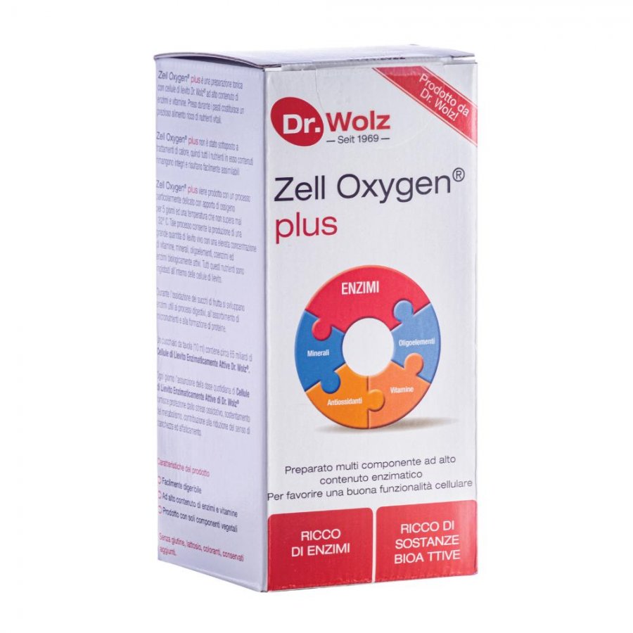 Zell Oxygen Plus 250ml - Integratore Liquido di Cellule Vitali per l'Energia e la Salute