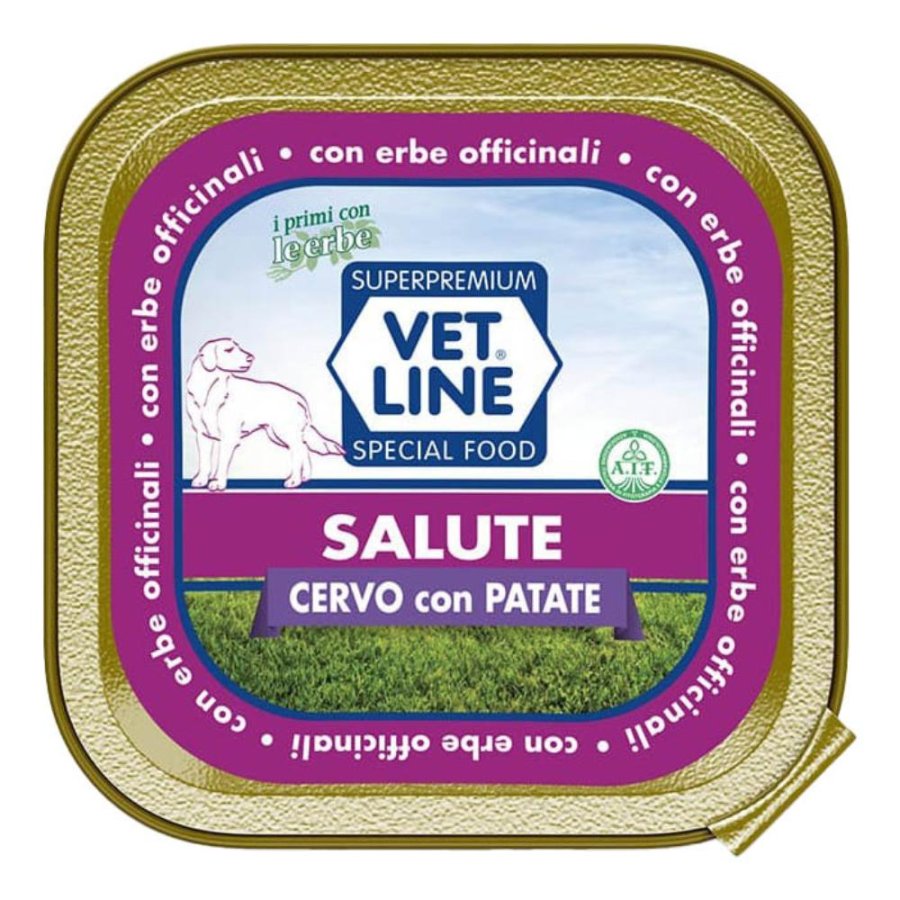 OLISTIKA VET LINE CANE SALUTE IPOALLERGENICO CERVO PATATE 150GR (vaschetta)
