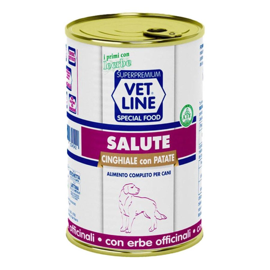 OLISTIKA VET LINE CANE SALUTE IPOALLERGENICO CINGHIALE PATATE 400GR (lattina)