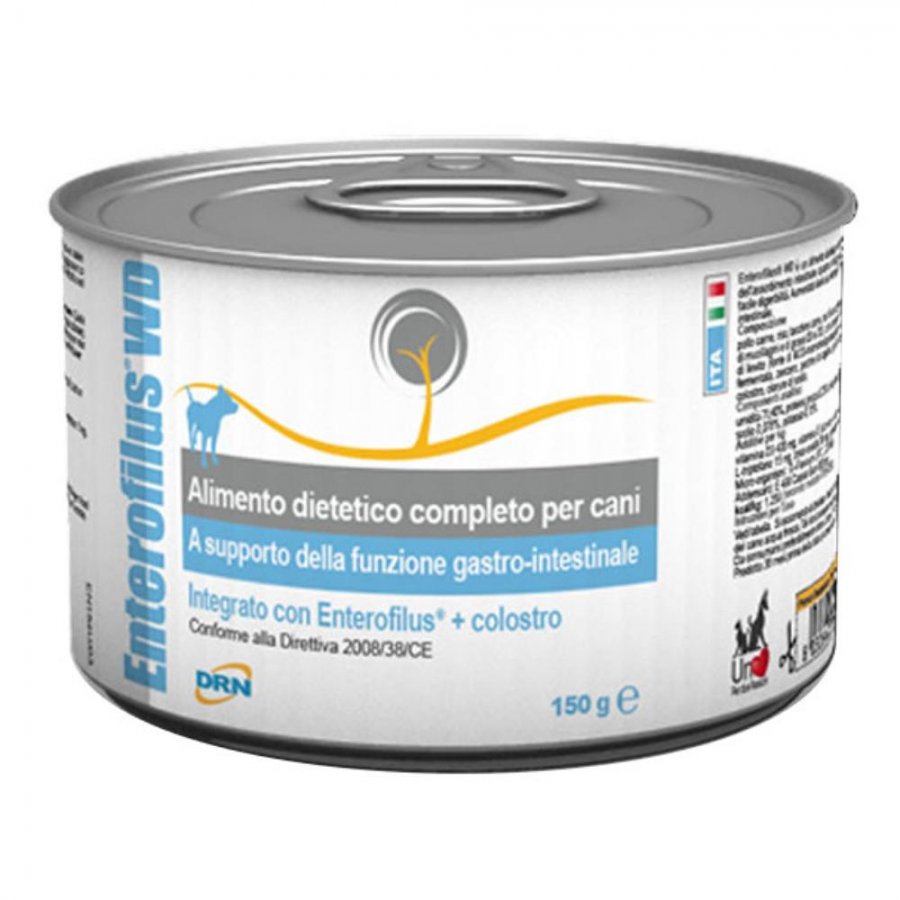 Enterofilus Wet Diet Alimento Dietetico Per Cani 150g - Alimento di Alta Qualità per Sostegno Digestivo