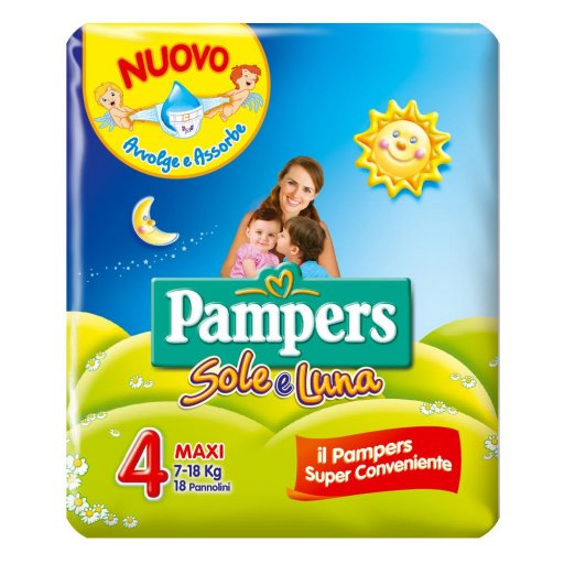 Pampers Sole&luna Maxi 18pz