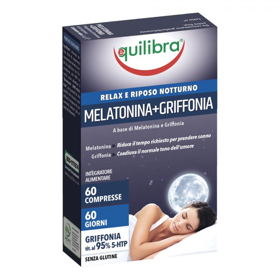 EQUILIBRA Melatonina + Griffonia 60 Cpr