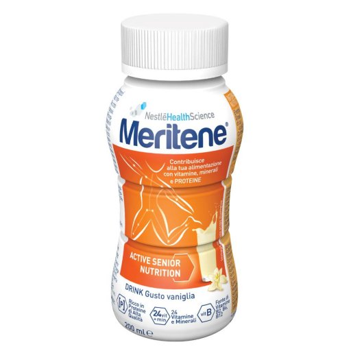 Nestlé Meritene Drink Vaniglia 200ml - Bevanda Nutrizionale per Energia e Gusto