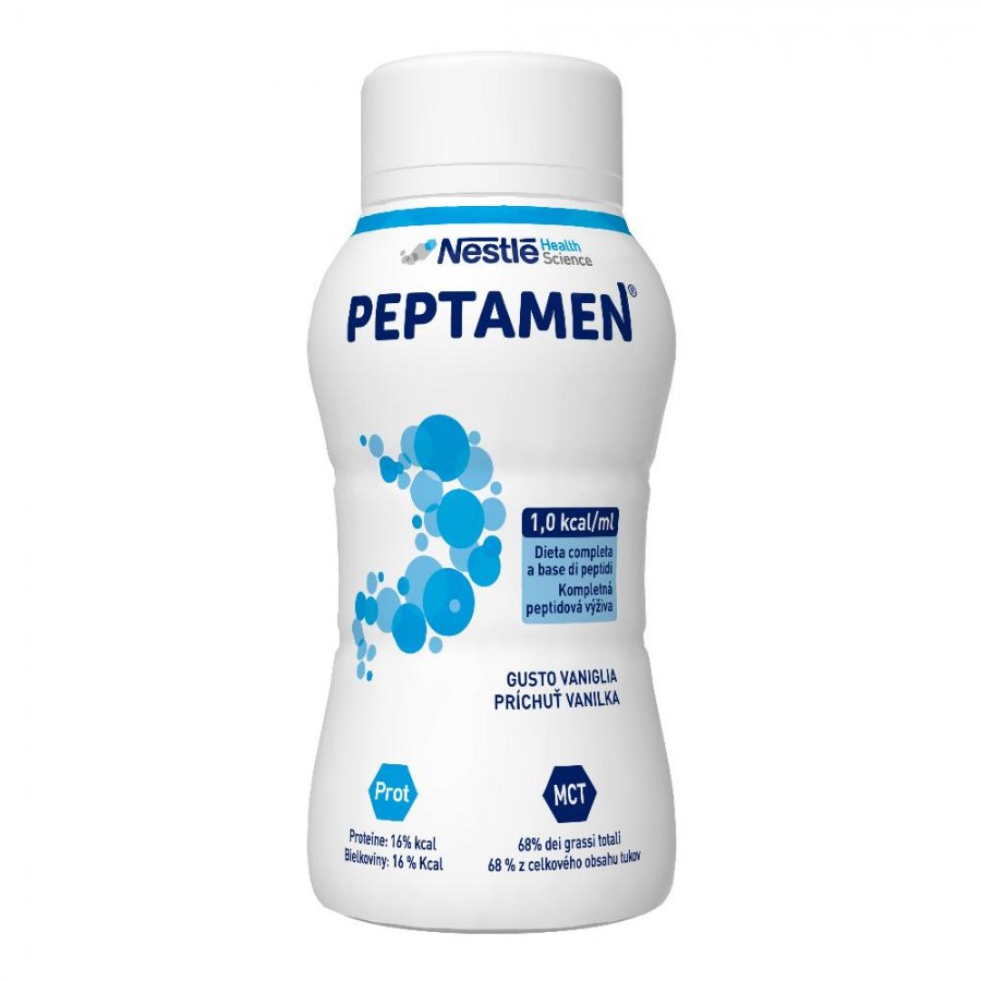 Nestlè Peptamen Gusto Vaniglia 4x200ml - Bevanda Nutrizionale per il Sostegno Gastrointestinale