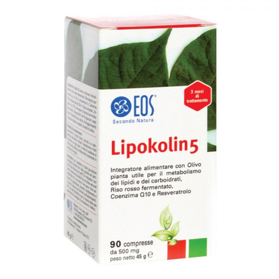 LIPOKOLIN 5 90CPR 500MG