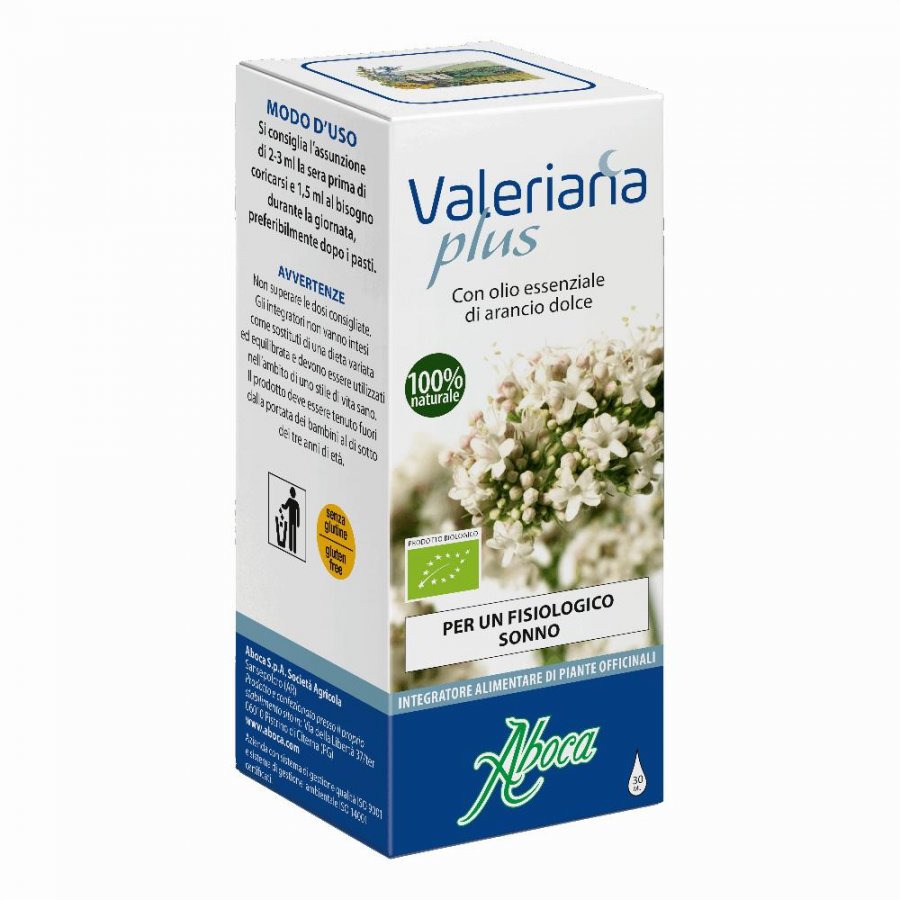 Aboca Valeriana Plus - Gocce Integratore per un Sonno Fisiologico 30 ml