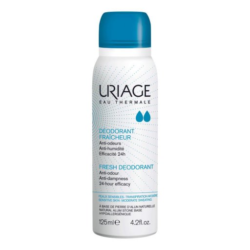 Uriage Deodorante Fraicheur Spray 125ml - Deodorante Ipoallergenico per una Freschezza Duratura