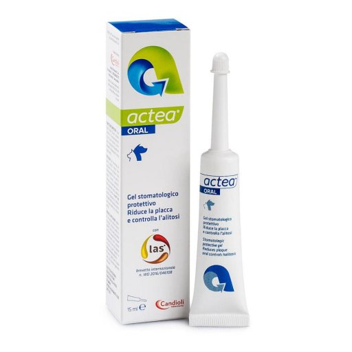 Actea Oral Gel Stomatologico 15ml per Cani e Gatti - Rimedio Efficace per Problemi Dentali