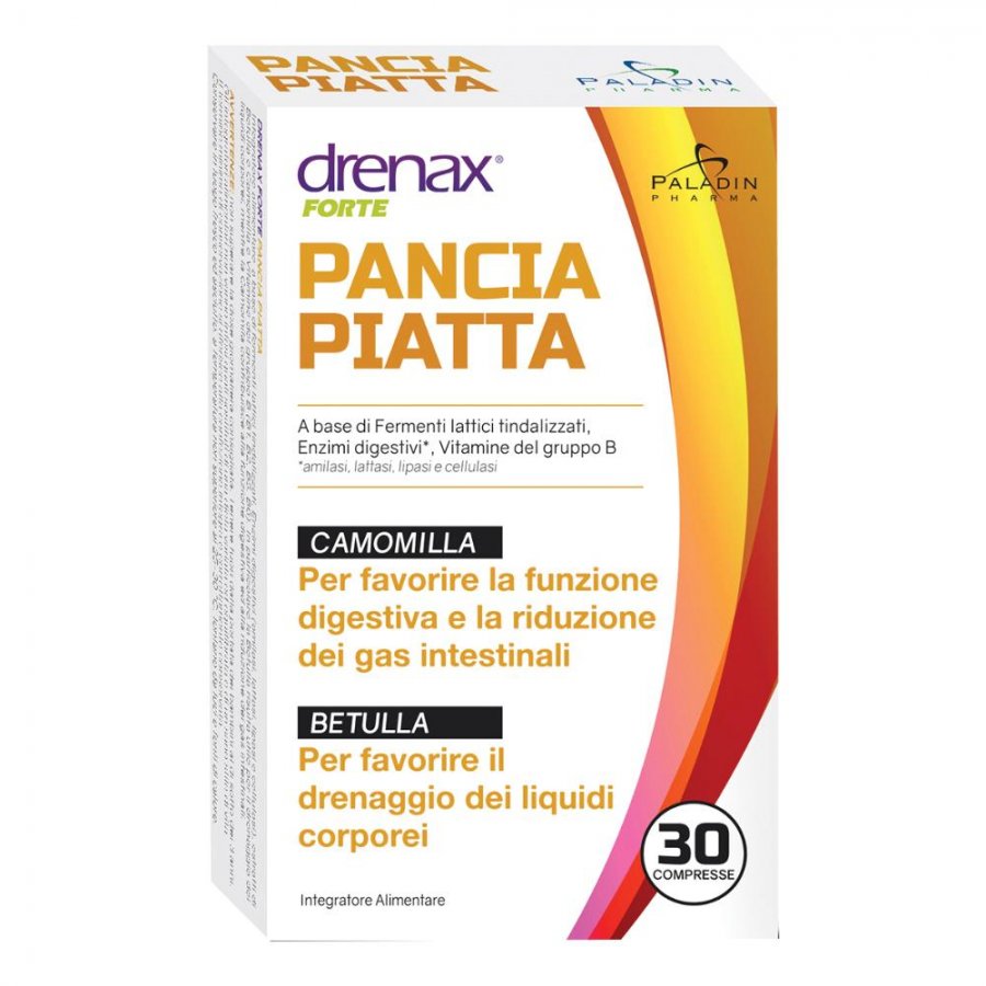 DRENAX FORTE PANCIA PIATTA 30 compresse -  PALADIN PHARMA SpA - Integratore alimentare