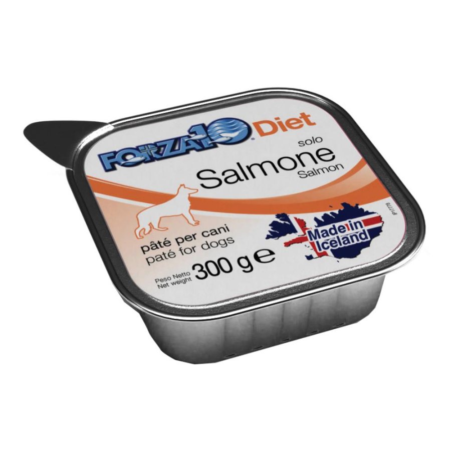 FORZA10 CANE DIET PATE' SOLO SALMONE 300GR (vaschetta) FORZA10 CANE DIET PATE' SOLO SALMONE 300GR (vaschetta)