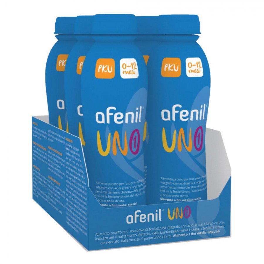 Afenil 1 6 Bottiglie da 200ml - Alimento per Iperfenilalaninemia