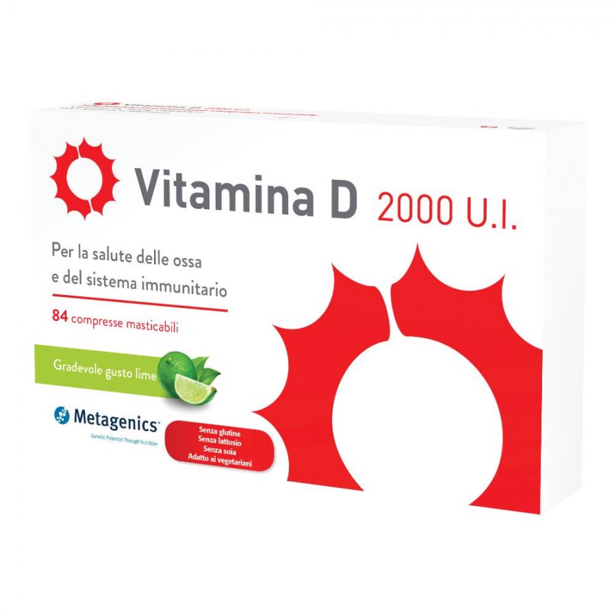 Vitamina D - Per la buona salute delle ossa e del sistema immunitario 84 Compresse