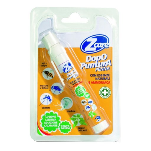ZCare Penna Dopo Puntura con Ammoniaca, stick da 14ml - Lenitivo per Punture di Insetti
