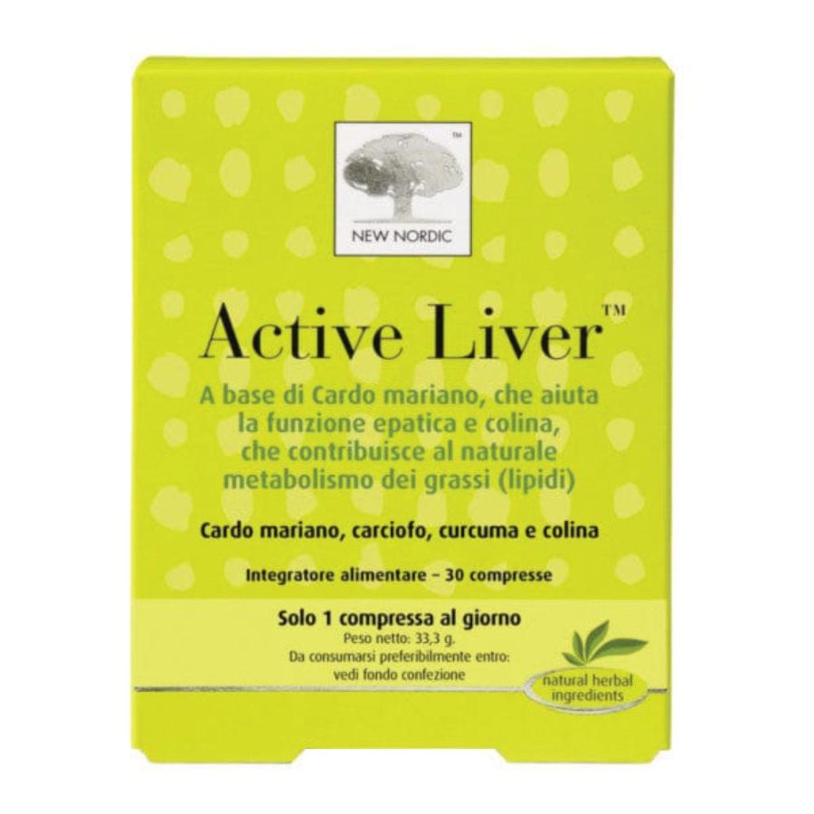 Active Liver 30 Compresse - Integratore Alimentare per la Funzione Epatica