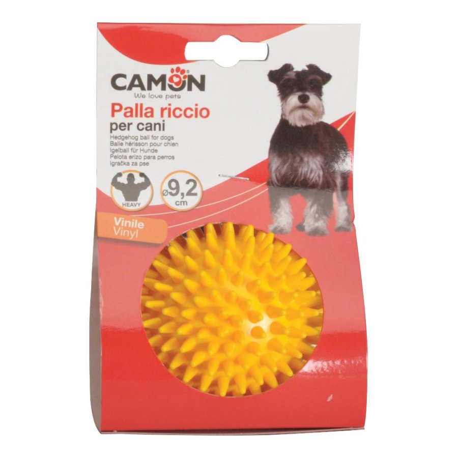 CAMON GIOCO PALLA RICCIO GOMMA DURA 9,6CM CAD.