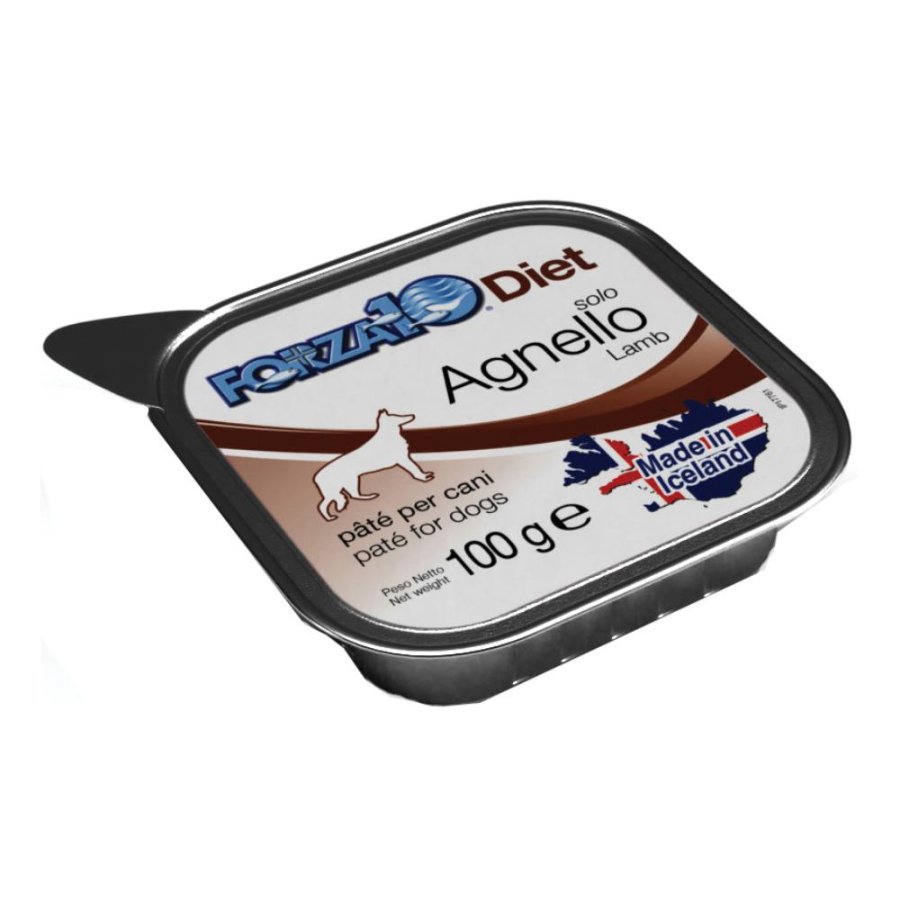 FORZA10 CANE DIET PATE' SOLO AGNELLO 100GR (vaschetta)