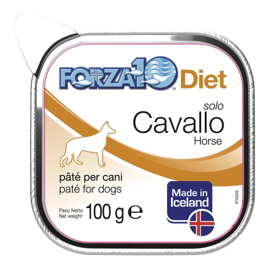 FORZA10 CANE DIET PATE' SOLO CAVALLO 100GR (vaschetta)