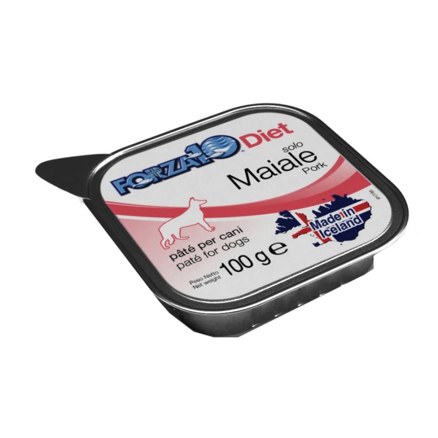 FORZA10 CANE DIET PATE' SOLO MAIALE 100GR (vaschetta) FORZA10 CANE DIET PATE' SOLO MAIALE 100GR (vaschetta)