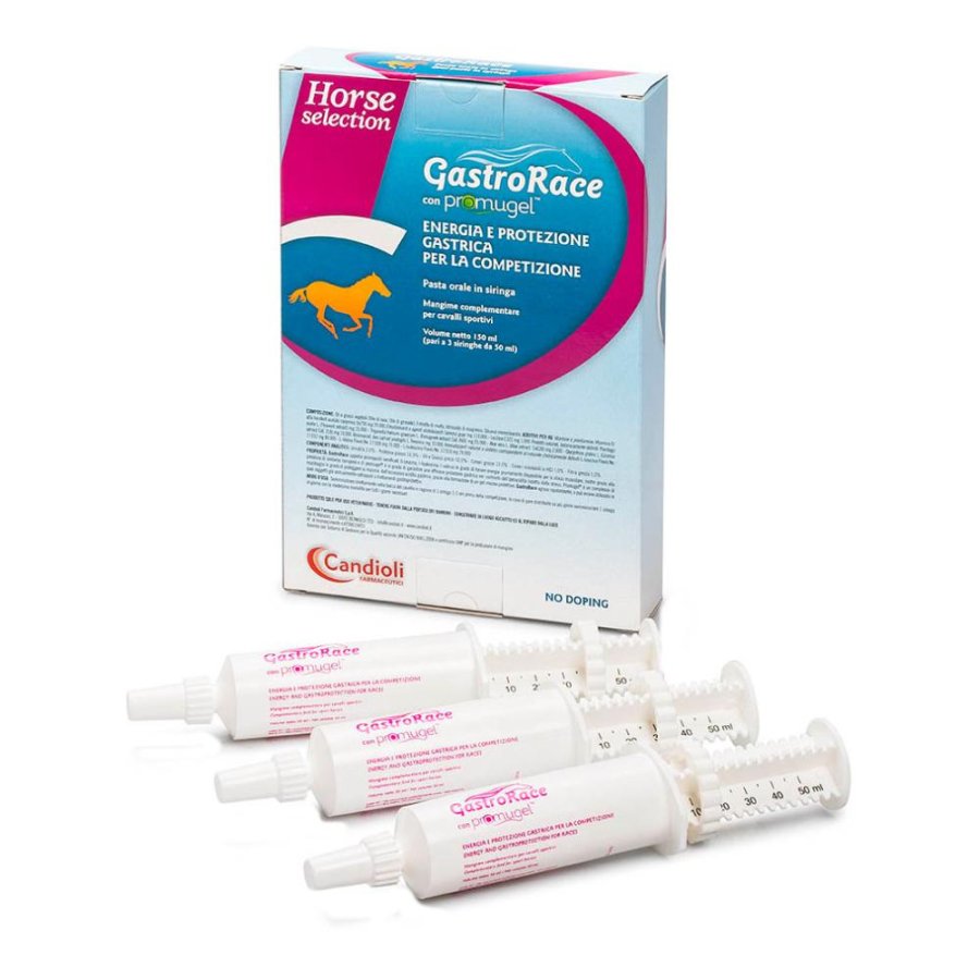 GASTRORACE PROMUGEL EQUINI PASTA SIRINGHE 3x50ML - CANDIOLI