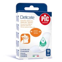 CEROTTO PIC DELICATE 25X72 MM ANTIBATTERICO 10 PEZZI CEROTTO PIC DELICATE 25X72 MM ANTIBATTERICO 10 PEZZI