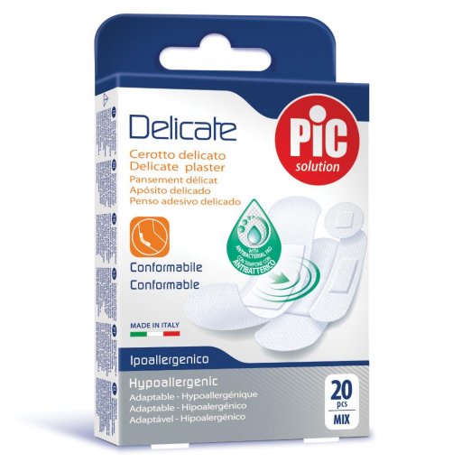 CEROTTO PIC DELICATE MIX 20 CEROTTI ANTIBATTERICO