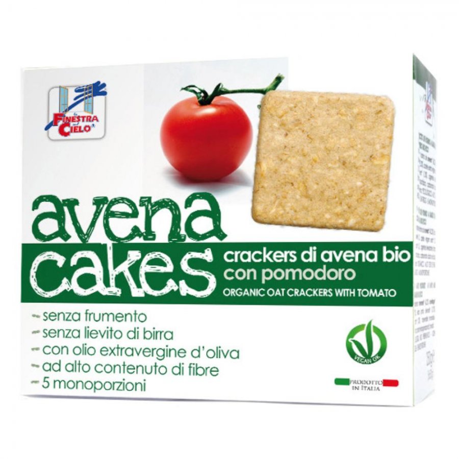 AvenaCakes - Crackers Avena Bio con Pomodoro Pacco 250 g