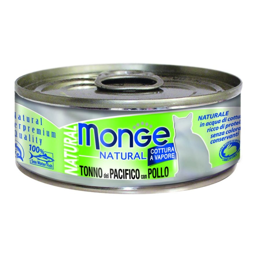 MONGE GATTO NATUR TONN PACIF/POLL80