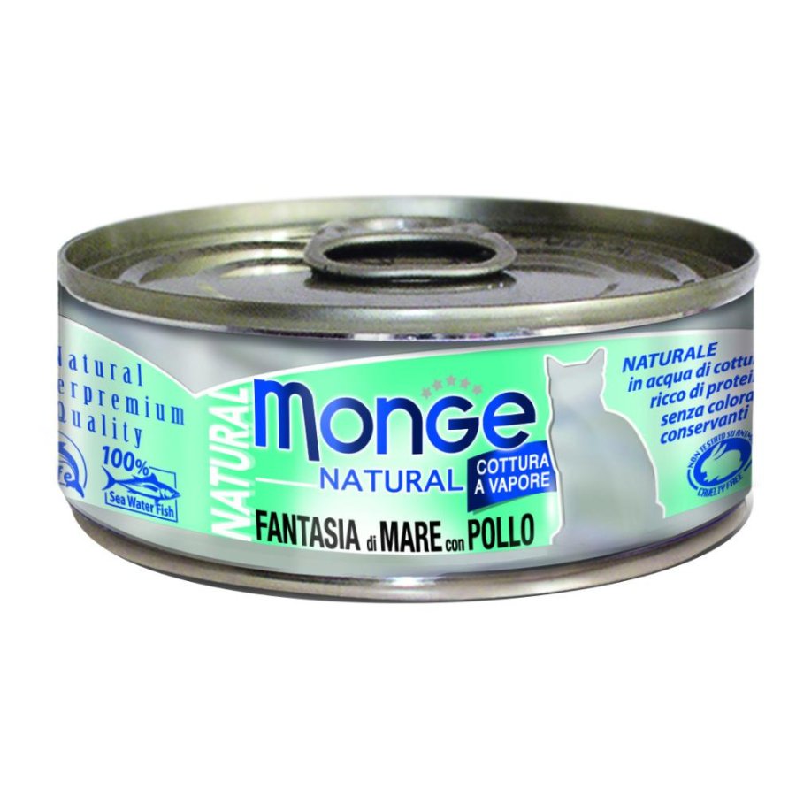 MONGE GATTO NATUR FANT MARE/POLL80G