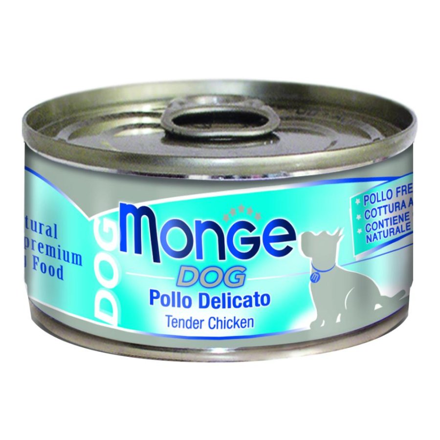 MONGE CANE NATURAL POLLO DELICATO 95GR (lattina)
