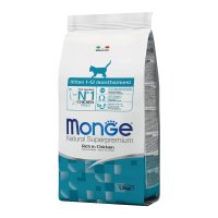 Monge Ricco Di Pollo Cibo Secco Gatti Cuccioli 1-12 Mesi Sacco 1,5 Kg