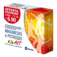 Magnesio Potassio Act - Integratore alimentare 14 Bustine 5 g