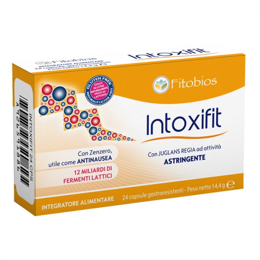 Intoxifit 24 Capsule - Integratore Detox Naturale