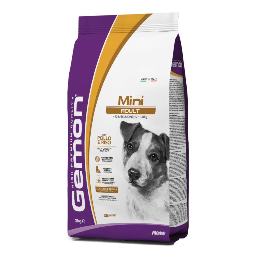 GEMON CANE MINI ADULT POLLO 3KG